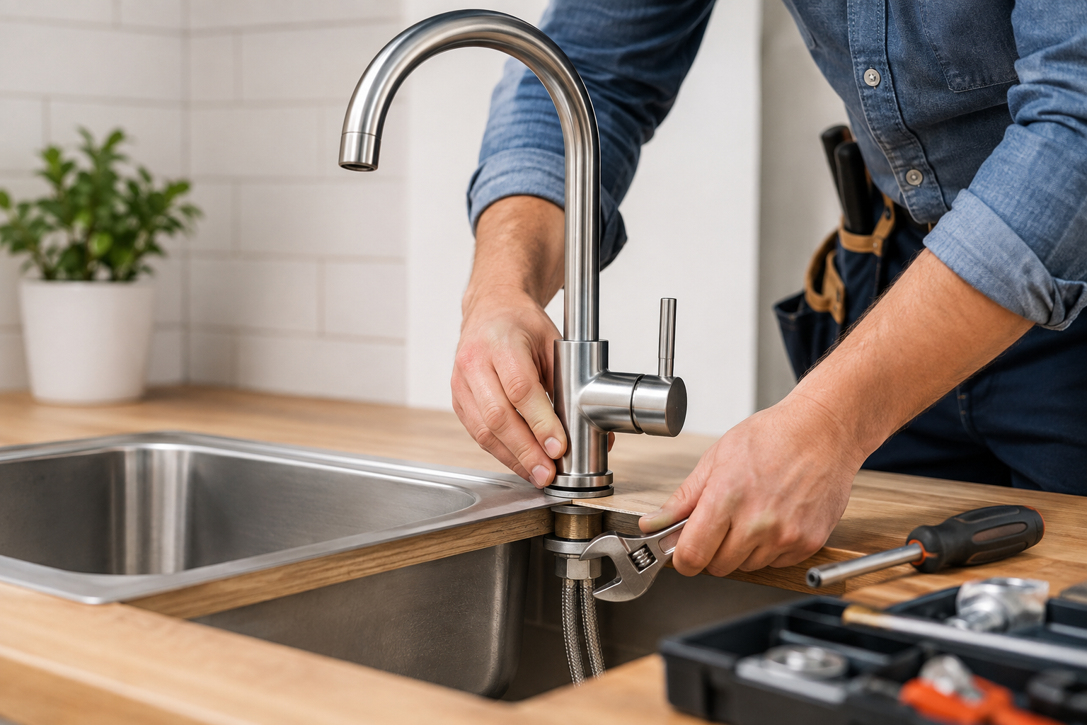 Comment installer un robinet de cuisine soi-même