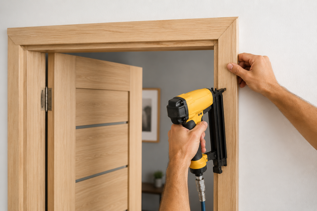 Comment poser les chambranles pour une finition soignée ?