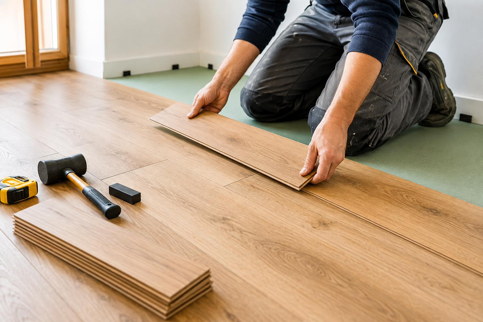 Comment poser un parquet flottant : guide étape par étape